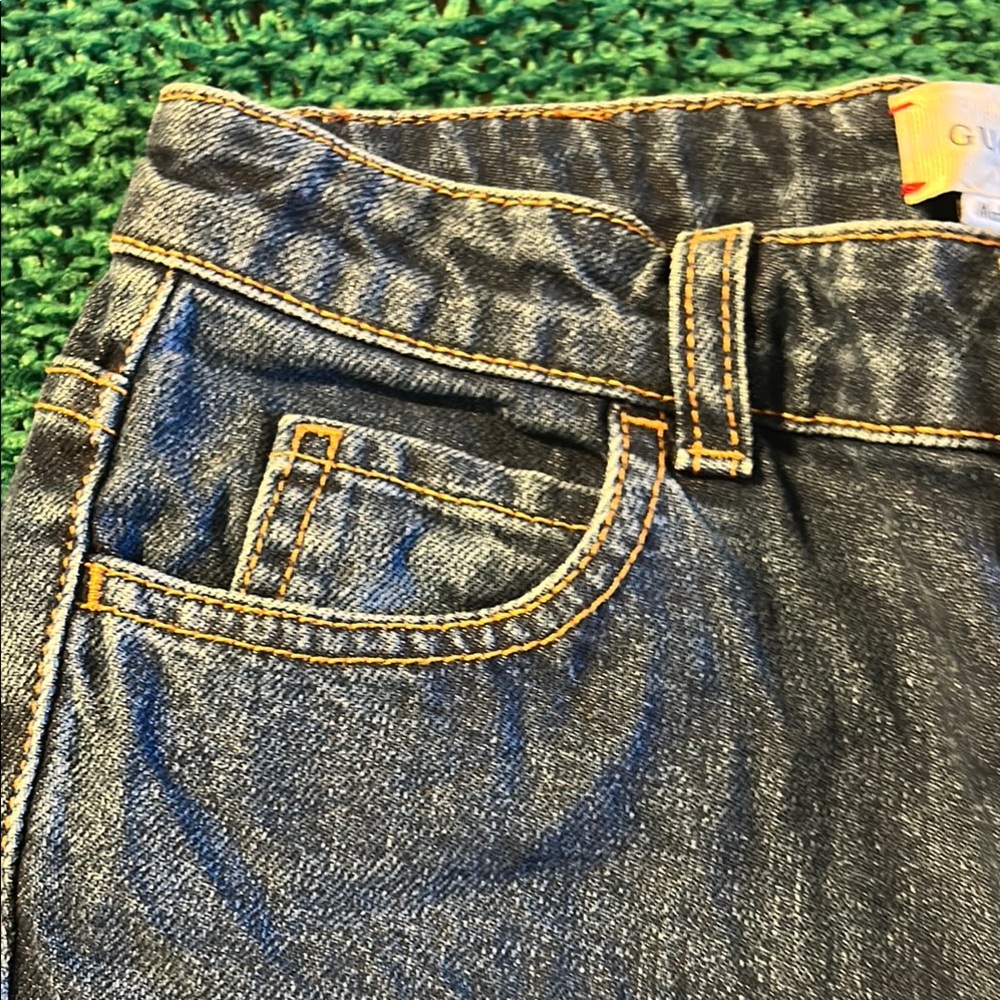 Gucci Blue Jeans with Red Heart Accent - Picture 5 of 16